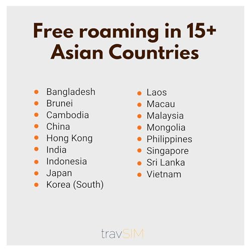 Carte SIM Inde connexion internet 10Go solution roaming Asie 15 jours