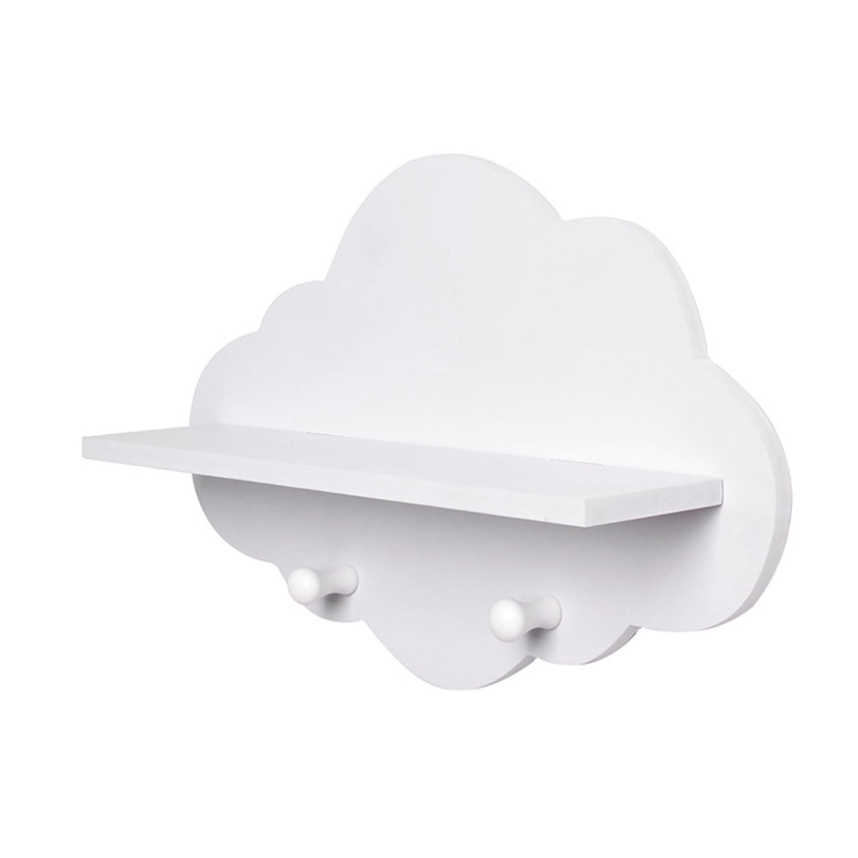 Étagère de nuage de qualité en planche bois plastique blanche iplusmile pour décoration