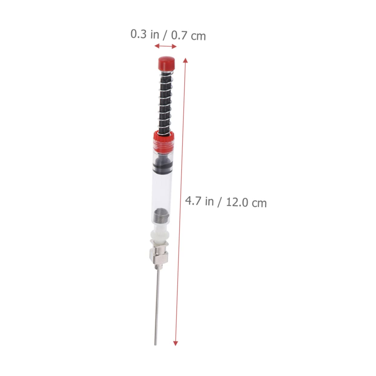 HOMSFOU 4 Sätze Tintenabsorber Tintenaufnahme Für Füllfederhalter Stifttintenfüller Tintenfüllung Tintenstift-nachfüllung Tintenlöscher Tintenkonverter Rostfreier Stahl 12 Stück * 4