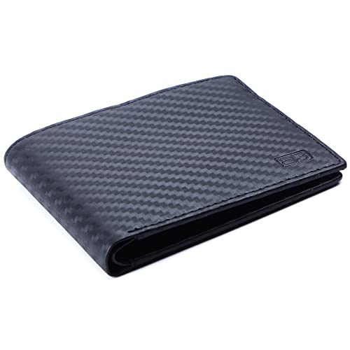 Image of Brooklyn Bridge Urban Chic: Men's Slim PU Leather Purse - Bifold Wallet, a Fusion of Classic Style and RFID-Protected Practicality