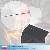 valonic RFID Blocker Card - testowany przez DEKRA - 6 sztuk ekstra cienki, czarny - ochrona RFID NFC, karta ochronna