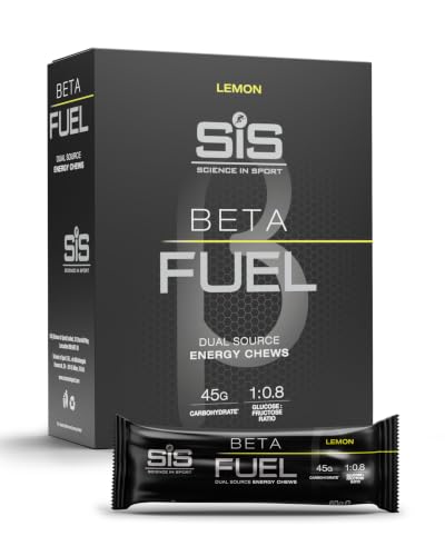 Image of SiS BETA Fuel Energy Chew - Dual-Source Energy Chews for High Carbohydrate Intake - 1:0.8 Maltodextrin to Fructose Ratio - Sports Nutrition Training Supplement - Lemon Flavor - 6 Count