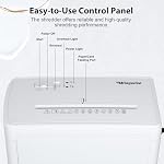 Wingwise 10 Sheets Paper Shredder for Home | Noise 40dB, P-4, 10 Mins, 2.6 gal