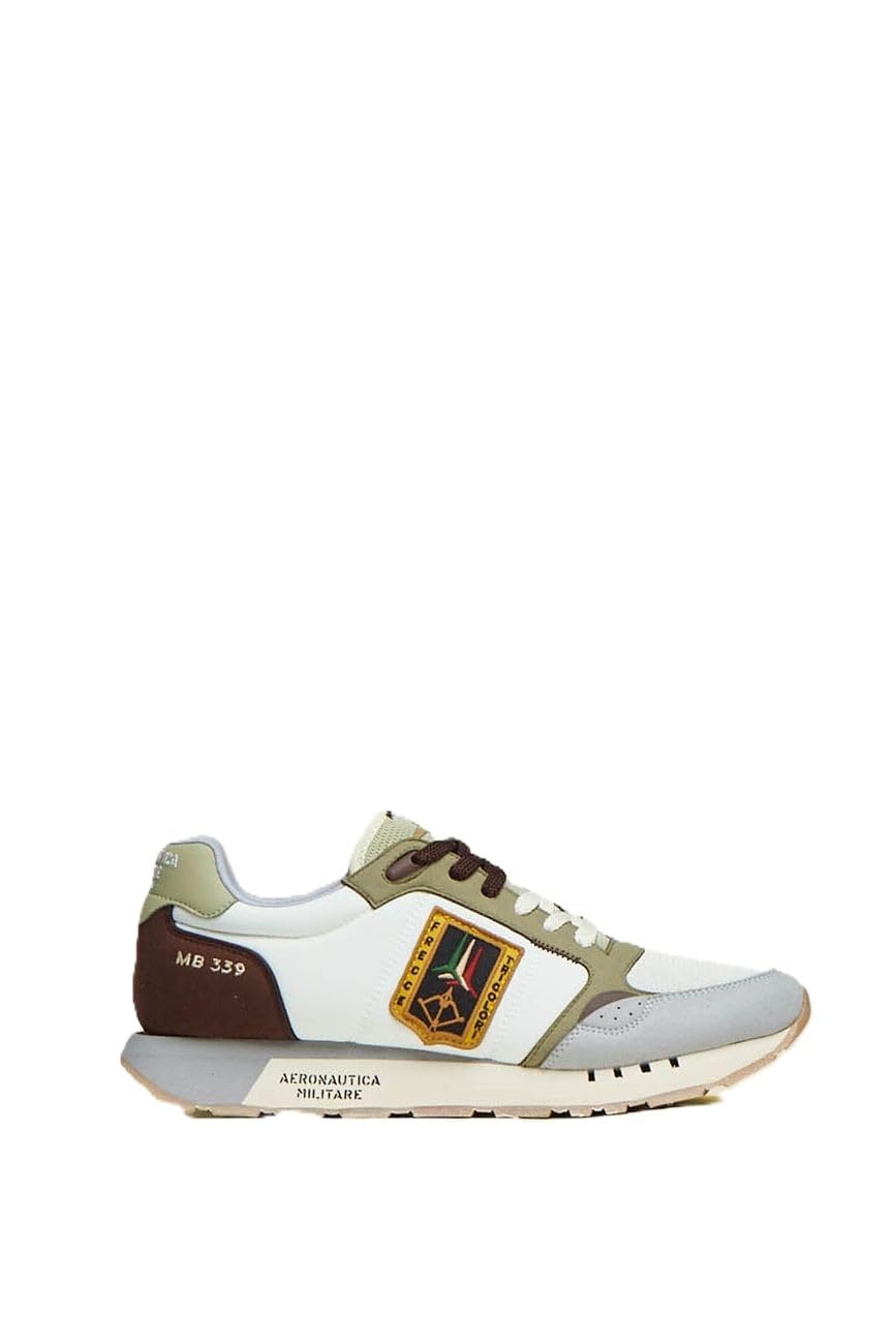 Aeronautica Militare Sneaker Uomo Bianco/Verde US26AR07 261SC0292UCT03331