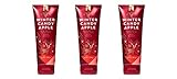Bath & Body Works Winter Candy Apple Ultra Shea Body Cream - 2018 Edition - Lot of 3
