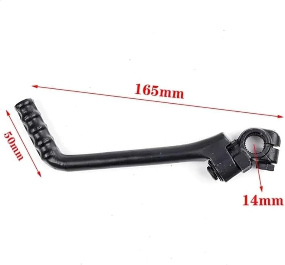 Motorcycle Kick Starter Lever Pedal 14mm Kick Start Lever Pit Bike for Atomik DHZ Pitpro 90/110/125/140/150 Cc Motorcycle Kick Starter Accessories