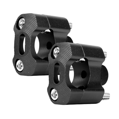 Pince rehausse guidon moto 22mm 28mm adaptateur universel noir