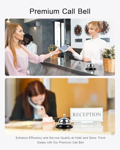 image for Anyongora Bell for Desk – Loud & Clear Call Bell with Matte Anti-Rus