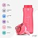 Pogo BPA-Free Tritan Plastic Water Bottle with Chug Lid, 18 Oz, Pink