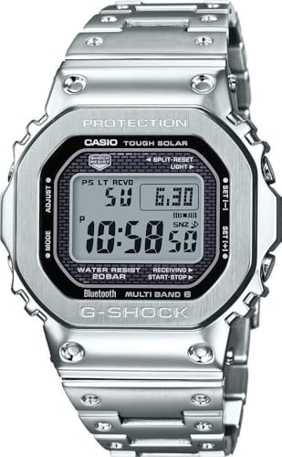 Relógio CASIO G-SHOCK masculino digital prata GMW-B5000D-1DR