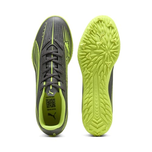Puma Ultra 5 Play TT, Unisex Fussballschuh, Matte Aged Silver-Yellow ALERT-Puma Aged Silver, – Ansicht 5