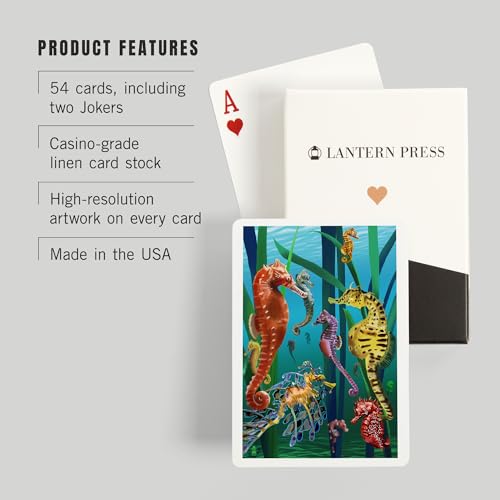 Baraja Seahorses, 52 Cartas Póker para Adultos miniatura 3