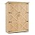 Macrout Outdoor Storage Cabinet, Wooden Storage Shed with Lock, Outside Garden Tool Shed with 2 Doors for Patio Yard Lawn, 1933 (Large)