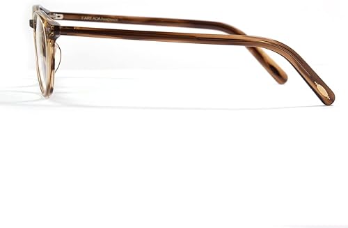 Miniatura 5 de Gafas redondas vintage con lente transparente de acetato de borde redondo grueso para hombres..
