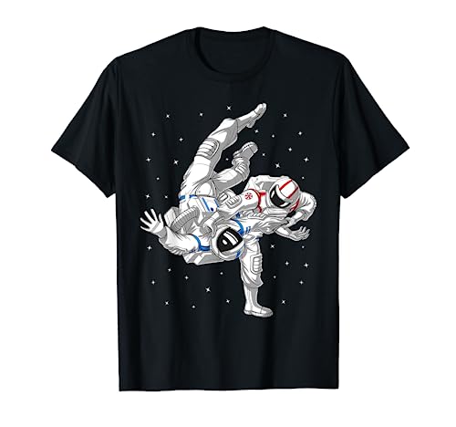 Astronauta Jiu Jitsu Judo Combate Deporte Artes Marciales Camiseta