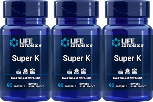 Life Extension Super K, 90 softgels (Pack of 3)
