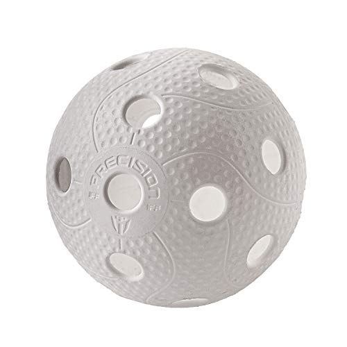 EXEL Floorball & Unihockey Ball 4er Set Precision F-Liiga | Farbe: Weiß | Wettkampfball + Trainingsball mit IFF Zertifikat für geprüfte Qualität