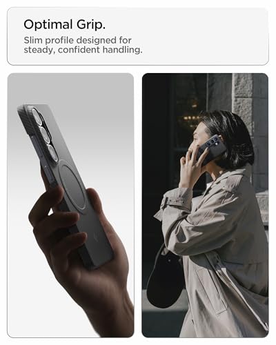 Image of Spigen Air Skin Aramid MagFit | Samsung Galaxy S26 Ultra Case [WPC Qi2 Certified] Galaxy S26 Ultra Back Cover | Aramid Fiber+PC - Black