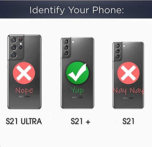 Capa Encased Heavy Duty Falcon Series projetada para Samsung Galaxy S21 Plus – Capa protetora para c