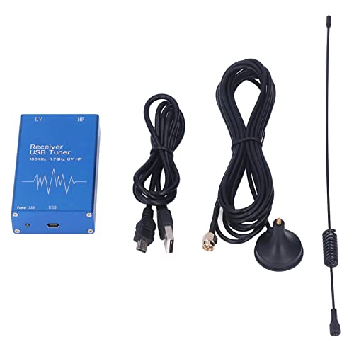 Récepteur RTL SDR avec double antenne SMA et bande 100KHz-1.7GHz