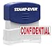 Stamp-Ever Pre-Inked Message Stamp, Confidential, Stamp Impression Size: 9/16 x 1-11/16 Inches, Red (5944)