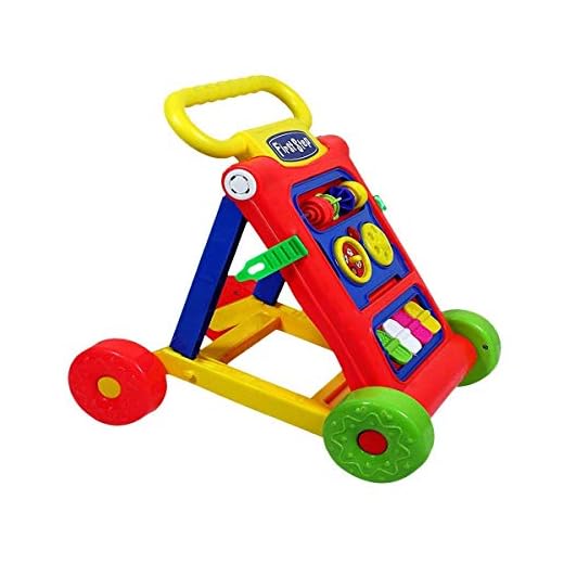 Toyboy My First Step Baby Activity Walker (Red, 9 Months -1.5 Years)