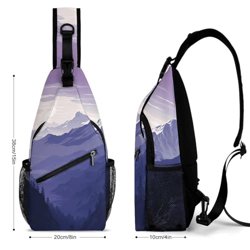 Bolso bandolera para senderismo y viaje unisex miniatura 2