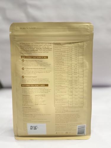 Image of Daily Scoop Plant Protein for Women, 25 g Vegan Protein with Vitamins & Herbs, Vanilla Flavor, 500 g (Pack of 2)