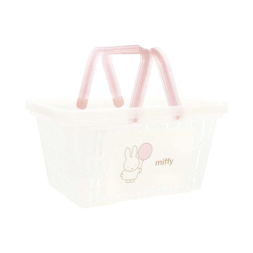 Amazon.co.jp: ミッフィークリアバスケット ピンク : ホーム＆キッチン