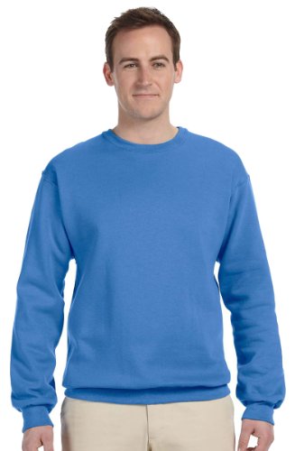 Jerzees Mens MenÃ‚â€™s NuBlend Hoodies & Sweatshirts Fleece Outerwear Jackets, Sweatshirt - Columbia Blue, Large US
