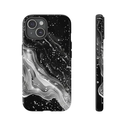 Coque rigide galaxie iPhone 15 antichoc et anti-rayure chic