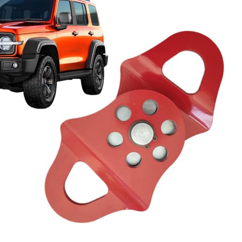 Winch Snatch Block, Portable Rigging Pulley, Heavy Duty Towing Pulley, Alloy Steel Construction, 8000kg Maximum Load, Recovery System, 1t Lifting Rating, Car Recovery Accessory
