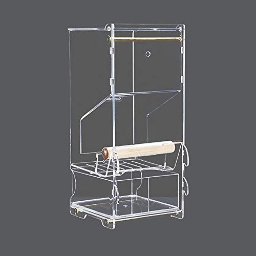 WSXD Parrot Bird Cage for uccelli, Parrot alimentatore automatico di mangiatoia for uccelli Box Uccello Forniture a perfetta tenuta Alimentatore carta di alta qualità Consegna rapida Bird Feeder Nuovo