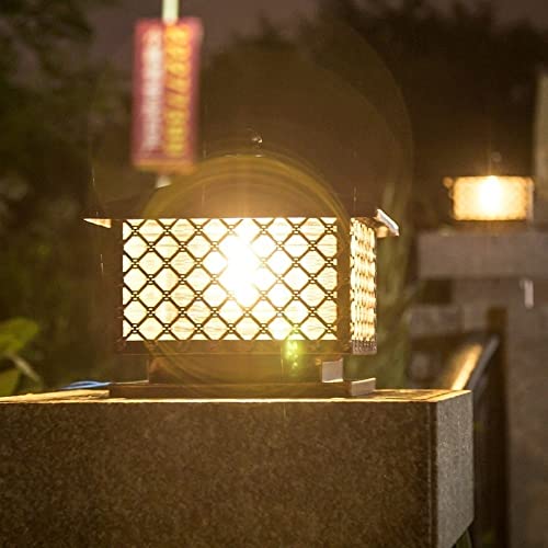 Lampe pilier pour terrasse étanche IP54 style européen