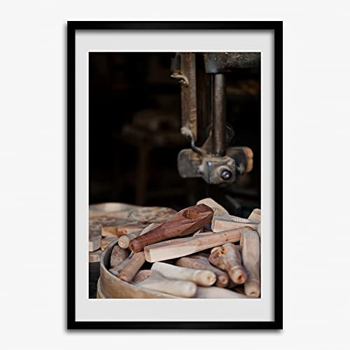 Cadre en bois moderne 50x70 cm Tulup pour sublimer une peinture decorative de salon
