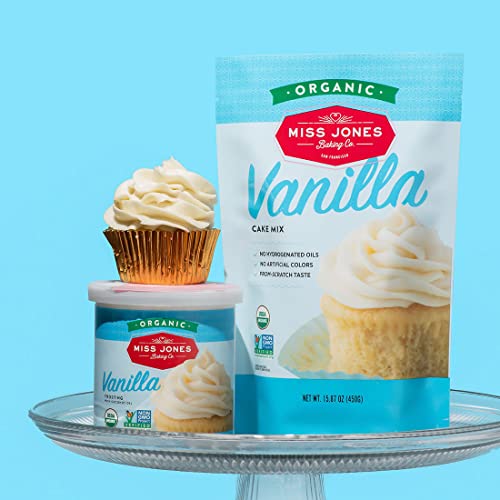 Miss Jones Baking 00267455 Organic Buttercream Frosting, Perfect For Icing And Decorating, Vegan-Friendly: Vanilla thumb #7