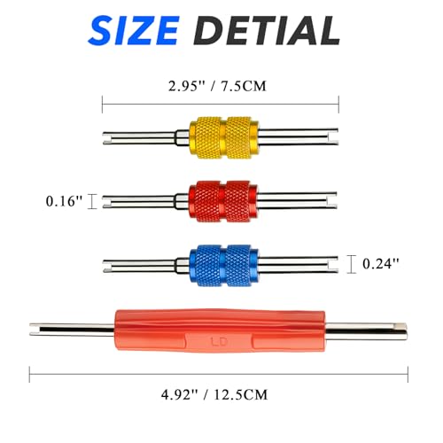 image for ROSY PIXEL Diking R134A R12 A/C HVAC Air Conditioner Schrader Valve St
