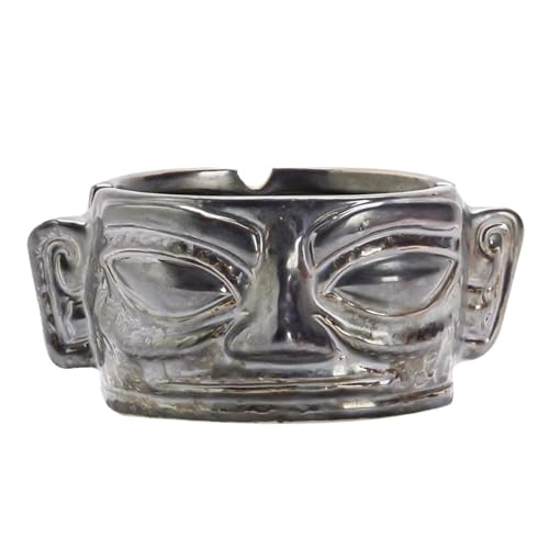 作者不明　『灰皿』 Amazon.co.jp: 【アップグレード】灰皿 ふた付き ステンレス 大