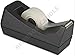 for Desktop Tape Dispenser, 1-Inch Core, Weighted Non-Skid Base, Black