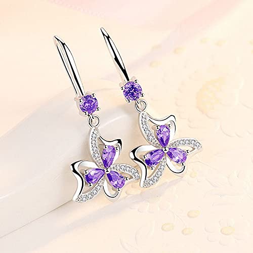 Boucles d'oreilles fleur argent 925 LAMGUL, cadeau de mariage idéal femme