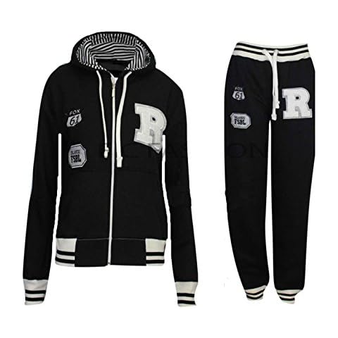 KOLLACHE Womens R Fox Printed Tracksuit Color Black Size M UK 10 EU 36 US 6 Cover
