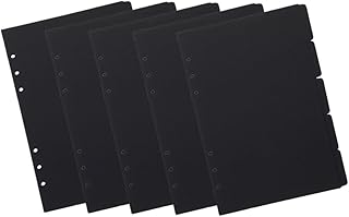 TEHAUX 5 Peças Divisórias Bloco De Notas Bloco De Notas Bloco De Notas Clipes De Fichário Marcadores De Página Marcadores De Bloco De Notas Abas De Notas Pegajosas Abas De Fichário