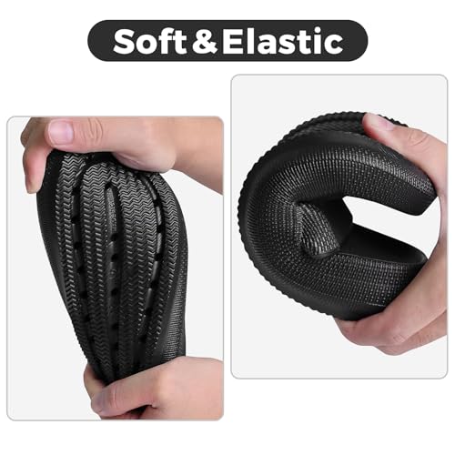 Kids Cloud Slides Boys Girls Flip Flops Slip On Beach Sandals Youth Pool Shower Shoes EVA Summer Slippers（11 Little Kids - 6 Big Kids）4