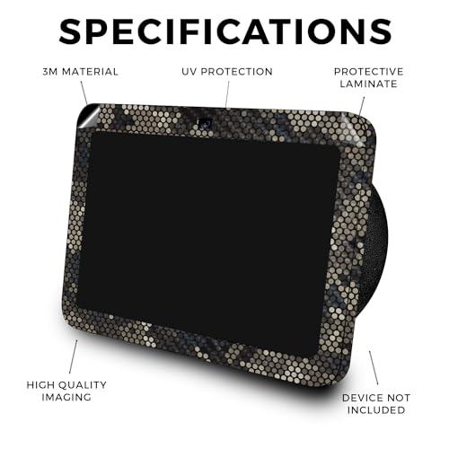 Image of Carbon Fiber Skin Compatible with Amazon Echo Show 8 (3rd Gen, 2023) - Camo Dots - Premium 3M Vinyl Protective Wrap Decal Cover - Easy to Apply | Crafted in The USA by MightySkins