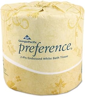 Embossed 2-Ply Bathroom Tissue, Septic Safe, White, 550 Sheet/Roll, 80 Rolls/Carton