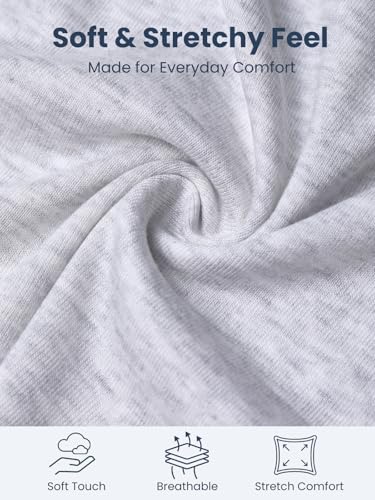Image of WELAKEN Girls Soft T-Shirt with Curved Hem, Breathable Stretchy Rayon Crewneck Short Sleeve Tees, Kids Everyday Basic Top