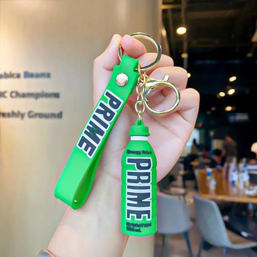 Image of Penny Wise Trendy Prime Drink Keychain | Logan Paul & KSI Design | Hard Silicone,Unbrekable | Travel Essential | Kids Friendly | Comes With Strap & Bag Hook | Single Piece.