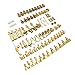 AC Leak Detector and Repair Kit, 77-Piece Brass Fitting and Tool Set for Car, Truck, SUV Air Conditioning System Service