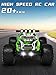 Zappido RC Cars for Boys Age 4-7 8-12, 20km/h High Speed Remote Control Monster Truck with Dino Theme, All-Terrain Off-Road Crawler with Impact-Resistant Flexible Shell, 2 Batteries,Gift Boy Toys