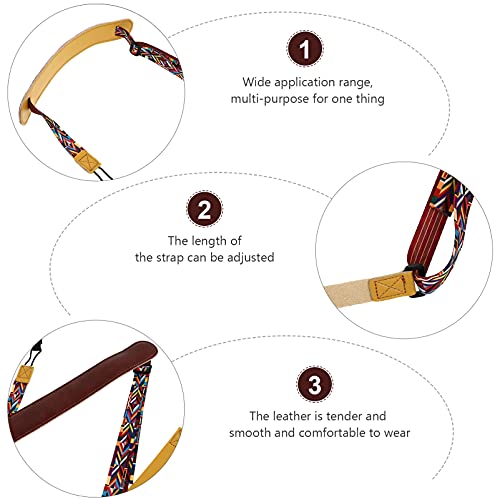 Generic Clip- On Sangle pour ukulélé en coton – Vintage Boho – Avec longueur réglable – Grand coussin en polyuréthane… - Les Beatles, Paul McCartney, John Lennon, RIngo Starr, George Harrison Generic Clip- On Sangle pour ukulélé en coton - Vintage Boho - Avec longueur réglable - Grand coussin en polyuréthane… – Image 6